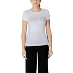 Guess White Cotton T-Shirt - Zeiniez