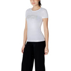 Guess White Cotton T-Shirt - Zeiniez