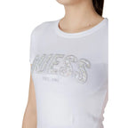 Guess White Cotton T-Shirt - Zeiniez