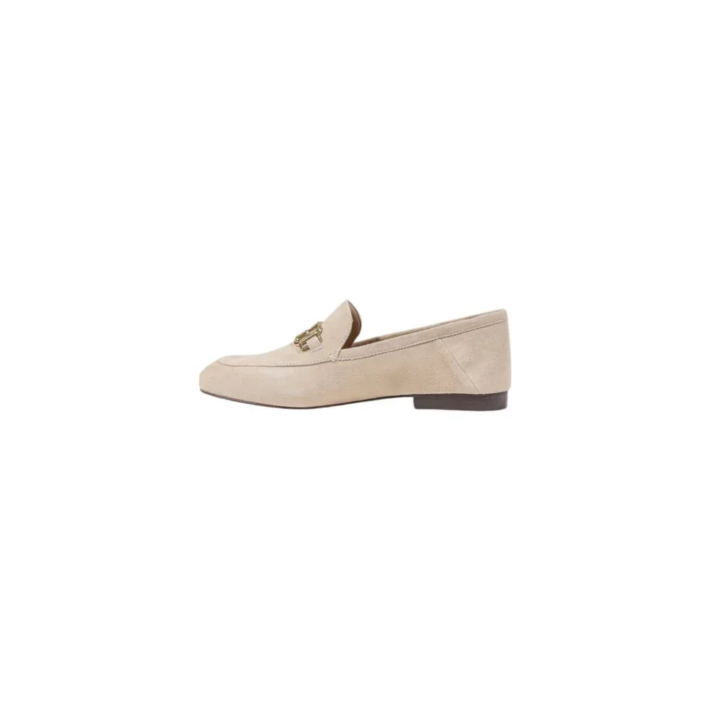 Guess Beige Leather Platform Pumps - Zeiniez