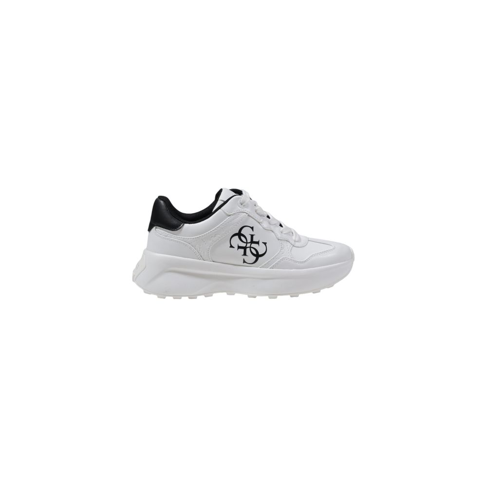 Guess White Polyethylene Chunky Sneakers - Zeiniez