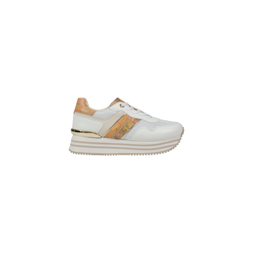 Alviero Martini Prima Classe White Polyethylene Platform Sneakers - Zeiniez