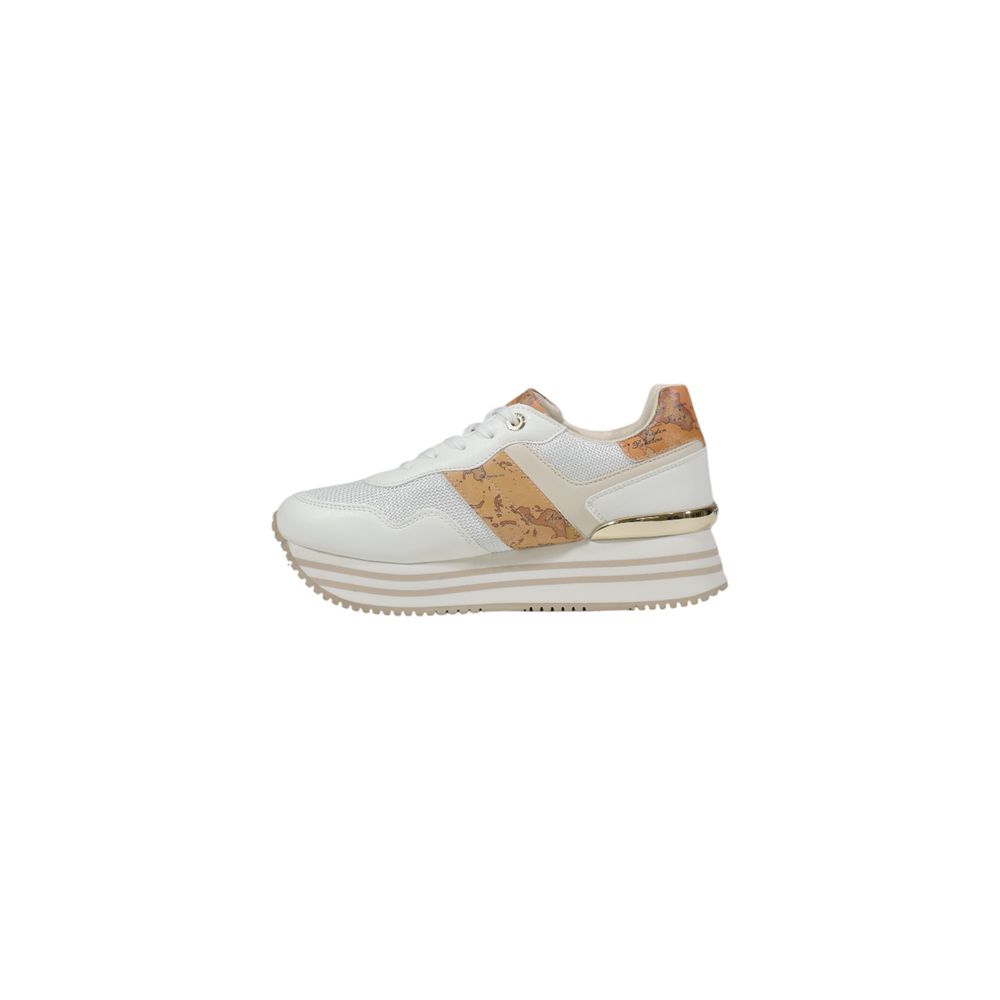 Alviero Martini Prima Classe White Polyethylene Platform Sneakers - Zeiniez