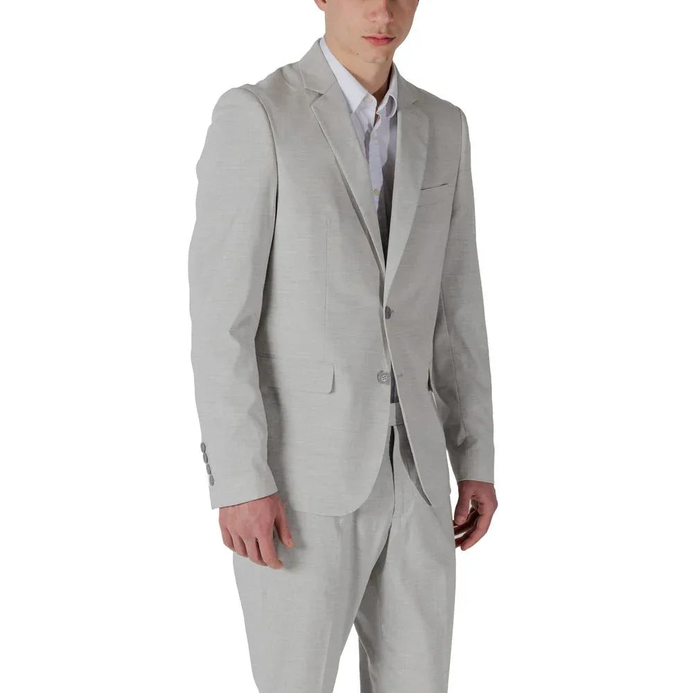 Antony Morato Gray Polyester Blazer - Zeiniez