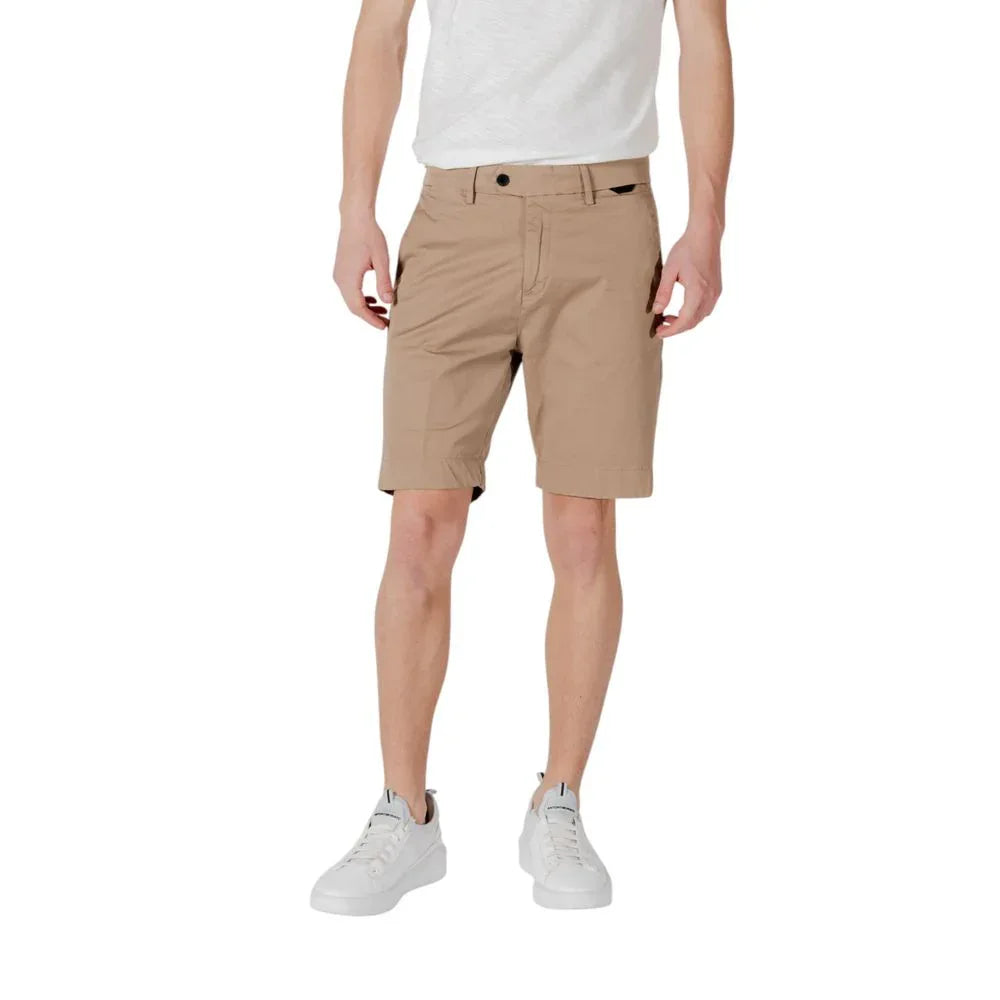 Antony Morato Beige Cotton Bermuda Shorts - Zeiniez
