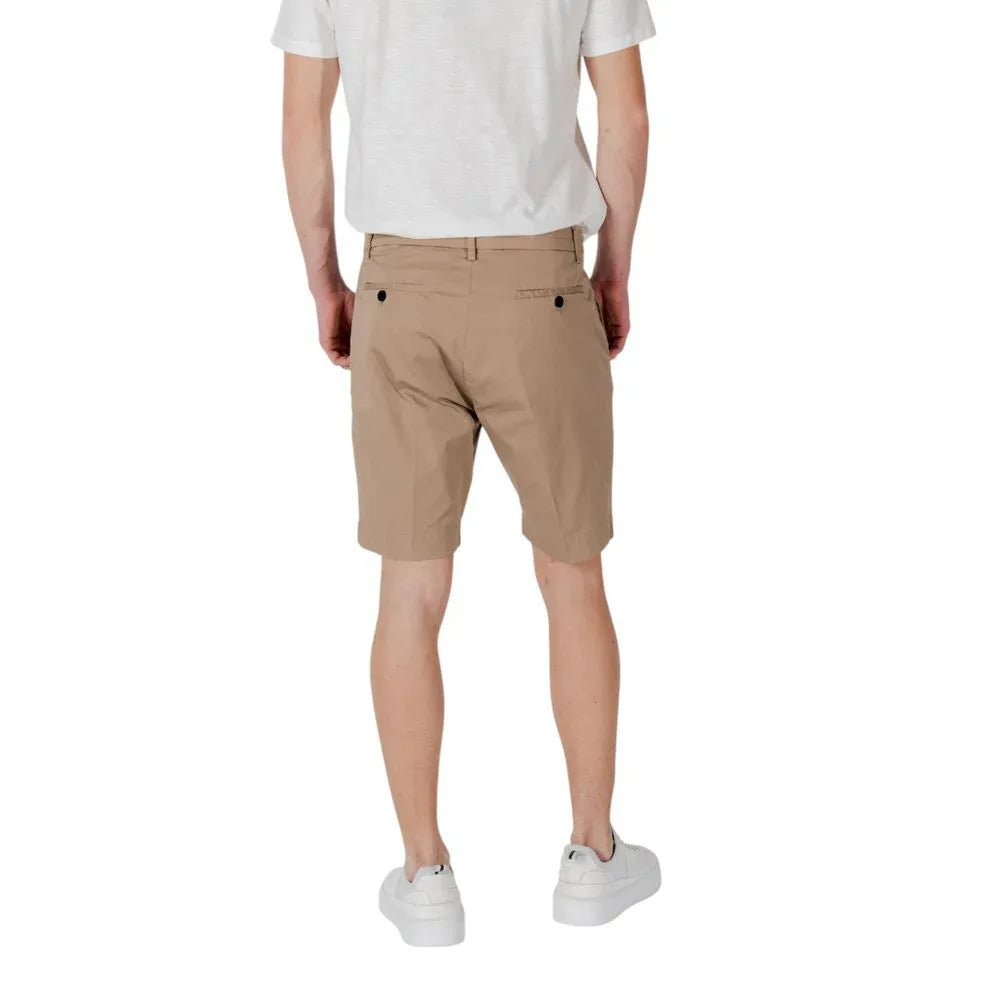 Antony Morato Beige Cotton Bermuda Shorts - Zeiniez