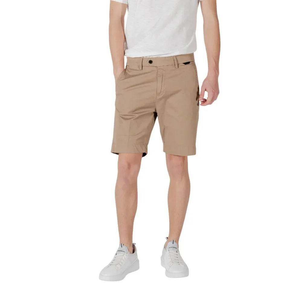 Antony Morato Beige Cotton Bermuda Shorts - Zeiniez