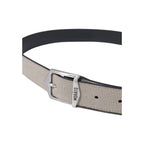 Antony Morato Gray Leather Regular Belt - Zeiniez
