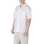 Antony Morato White Lyocell Shortsleeve Shirt - Zeiniez