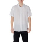 Antony Morato White Lyocell Shortsleeve Shirt - Zeiniez