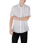 Antony Morato White Lyocell Shortsleeve Shirt - Zeiniez
