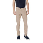 Antony Morato Beige Cotton Skinny Pants - Zeiniez