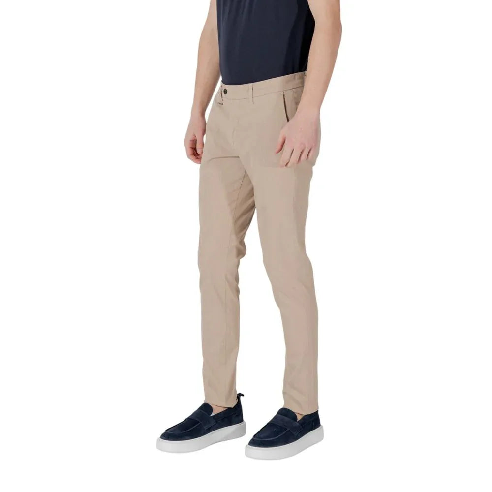 Antony Morato Beige Cotton Skinny Pants - Zeiniez
