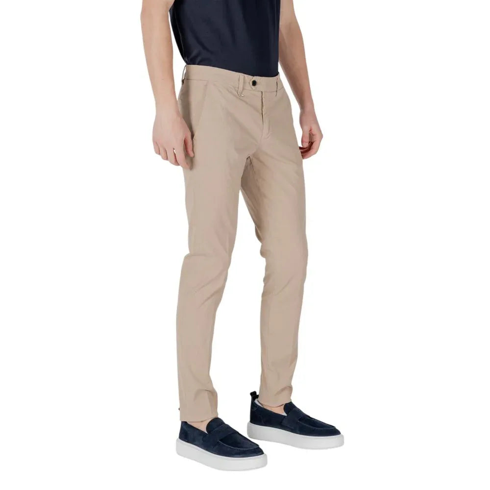 Antony Morato Beige Cotton Skinny Pants - Zeiniez