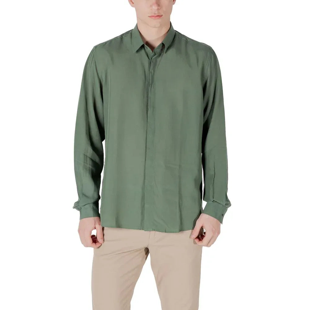 Antony Morato Bicolor Lyocell Dress Shirt - Zeiniez
