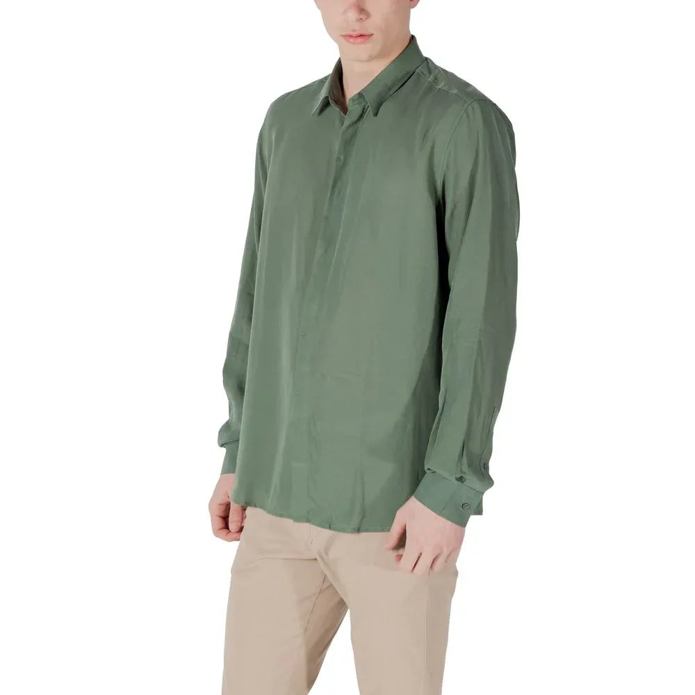 Antony Morato Bicolor Lyocell Dress Shirt - Zeiniez