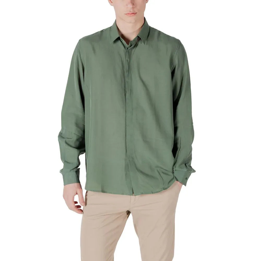Antony Morato Bicolor Lyocell Dress Shirt - Zeiniez
