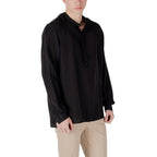 Antony Morato Black Lyocell Shirt - Zeiniez