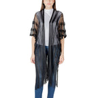 Liu Jo Black Polyester Scarf