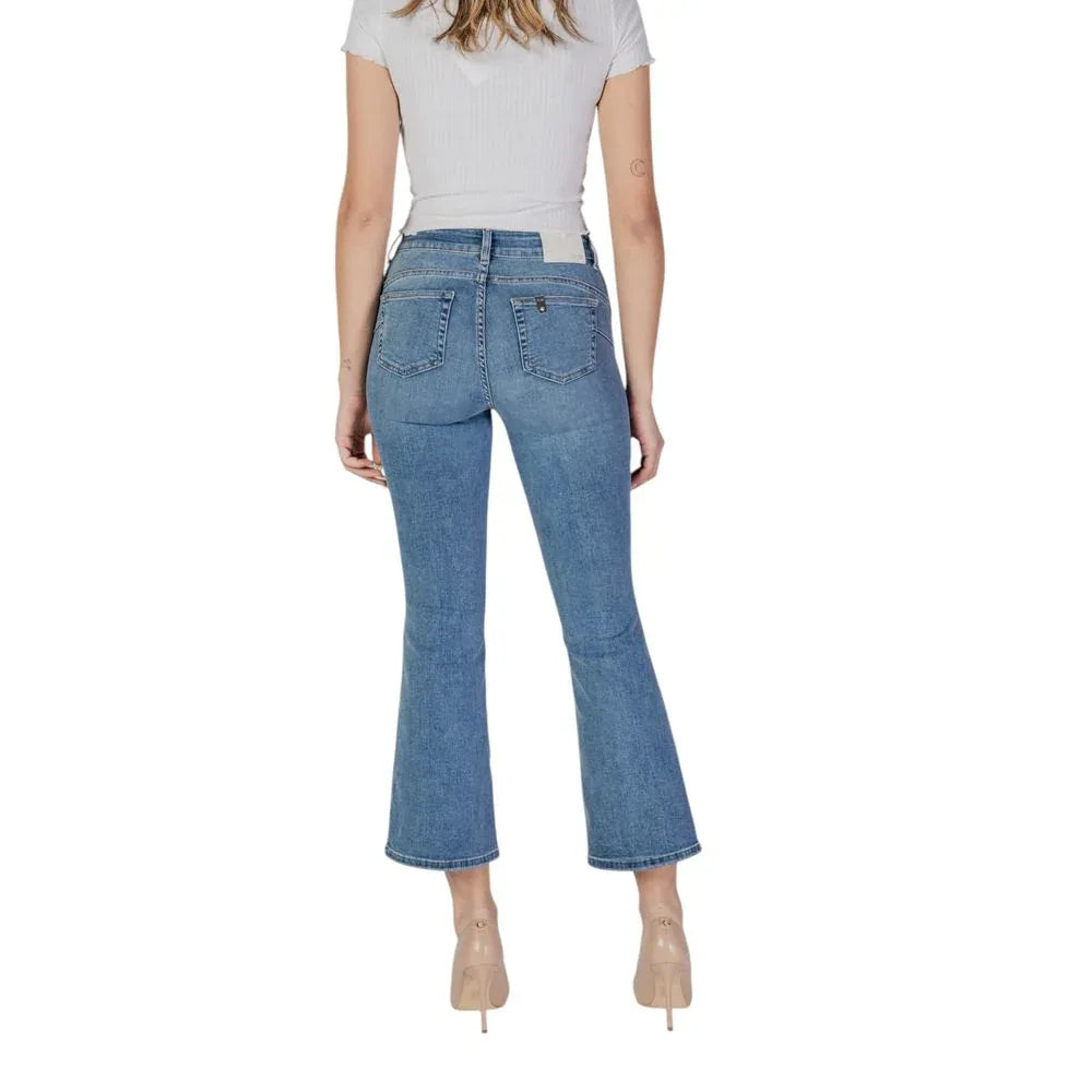 Liu Jo Blue Cotton Bootcut Jeans - Zeiniez