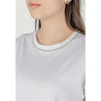 Liu Jo White Cotton T-Shirt - Zeiniez