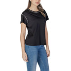 Liu Jo Black Cotton T-Shirt - Zeiniez