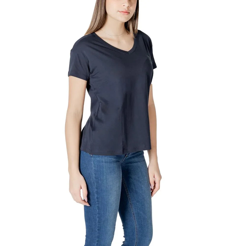 Armani Exchange Blue Cotton T-Shirt - Zeiniez