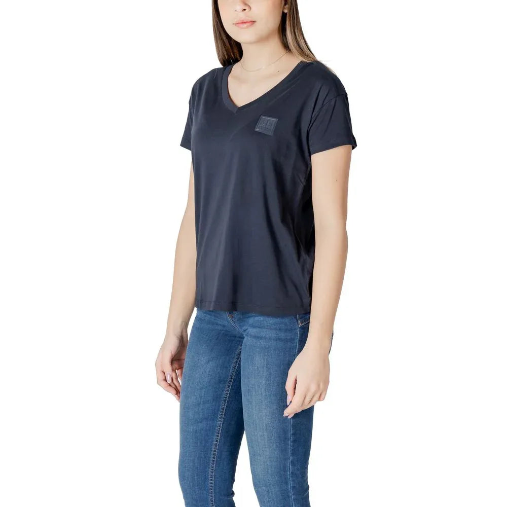 Armani Exchange Blue Cotton T-Shirt - Zeiniez