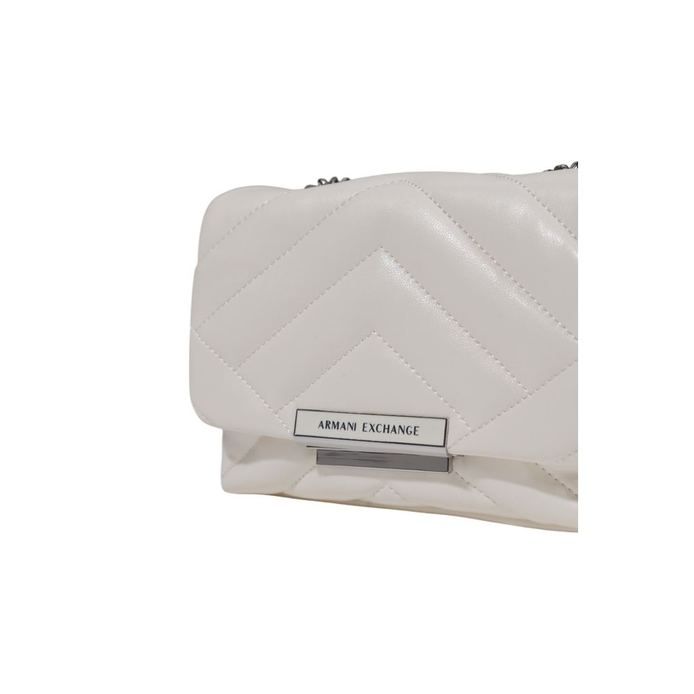 Armani Exchange White Polyester Handbag Armani Exchange