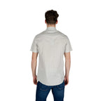 Armani Exchange Cream Cotton Shortsleeve Shirt - Zeiniez