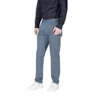 Armani Exchange Blue Cotton Skinny Pants - Zeiniez