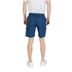 Hugo Boss Blue Cotton Bermuda Shorts - Zeiniez