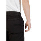 Hugo Boss Black Cotton Bermuda Shorts - Zeiniez