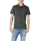 EA7 Emporio Armani Green Cotton Polo Shirt - Zeiniez
