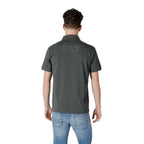 EA7 Emporio Armani Green Cotton Polo Shirt - Zeiniez