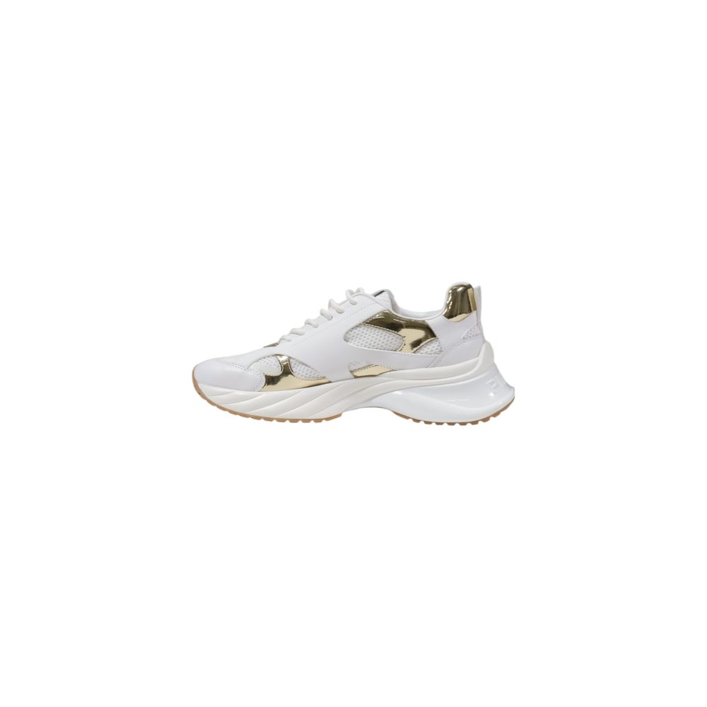 PINKO White Leather Chunky Sneakers - Zeiniez