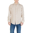 Hugo Boss Beige Linen Shirt - Zeiniez