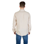 Hugo Boss Beige Linen Shirt - Zeiniez