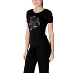 EA7 Emporio Armani Black Cotton T-Shirt - Zeiniez