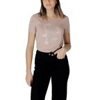 EA7 Emporio Armani Pink Cotton T-Shirt - Zeiniez