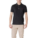 Replay Black Cotton Polo Shirt - Zeiniez