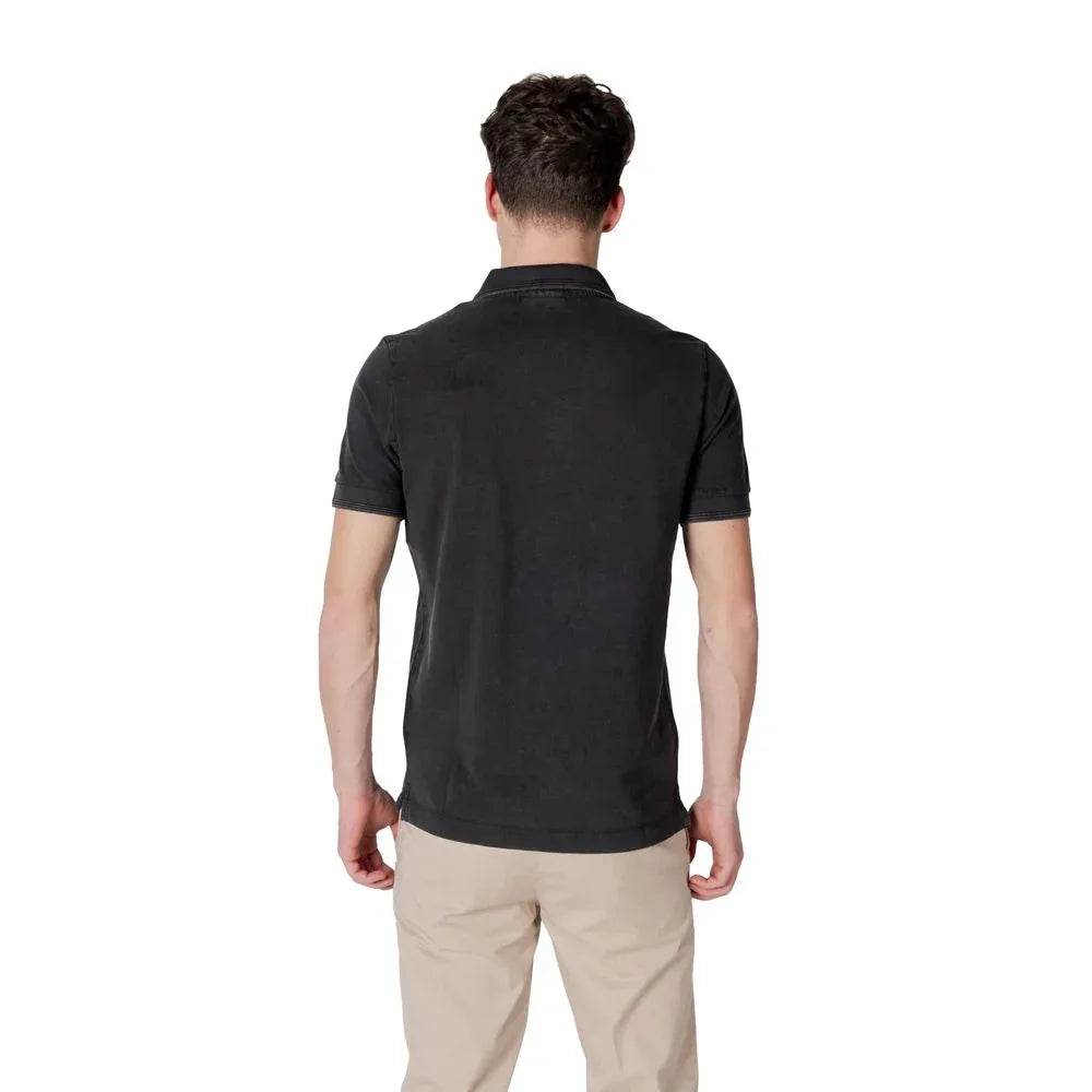 Replay Black Cotton Polo Shirt - Zeiniez