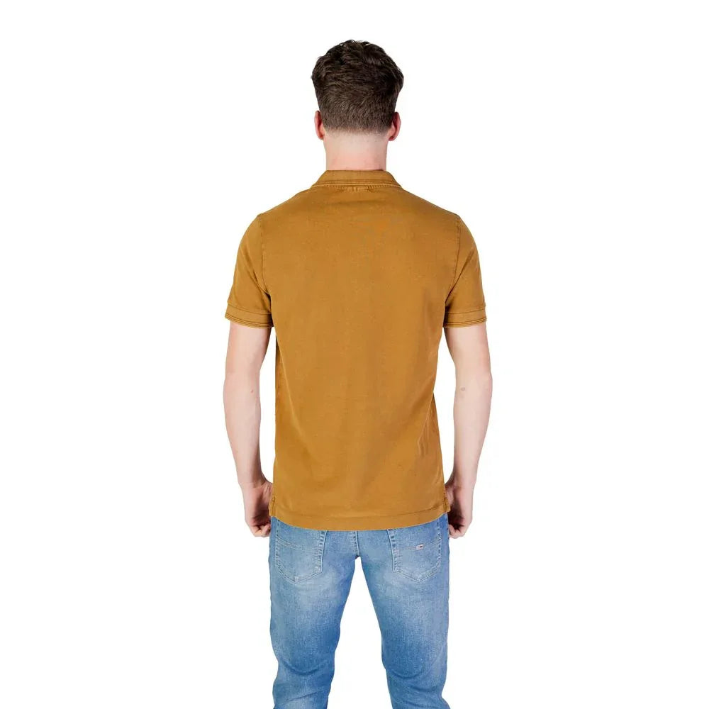 Replay Bronze Cotton Polo Shirt - Zeiniez