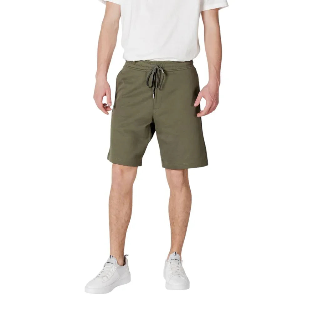 Replay Green Cotton Bermuda Shorts - Zeiniez
