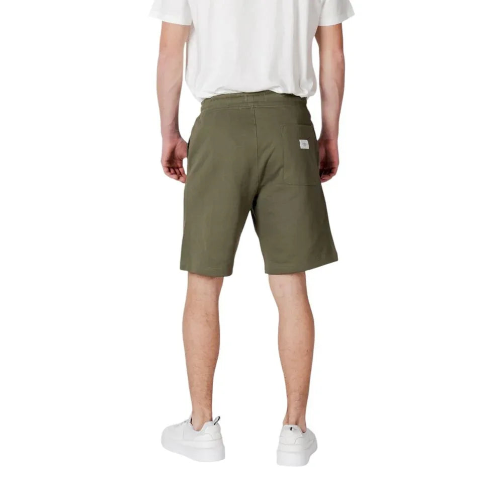Replay Green Cotton Bermuda Shorts - Zeiniez