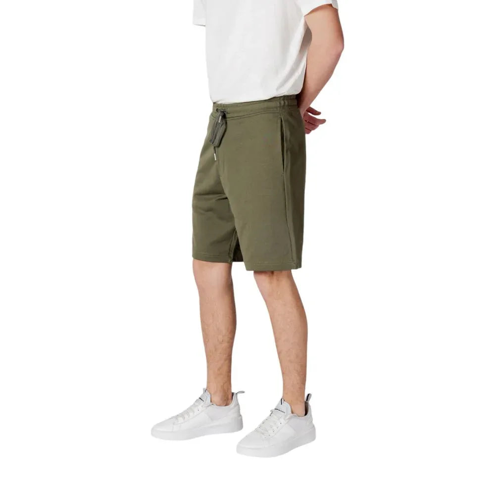 Replay Green Cotton Bermuda Shorts - Zeiniez