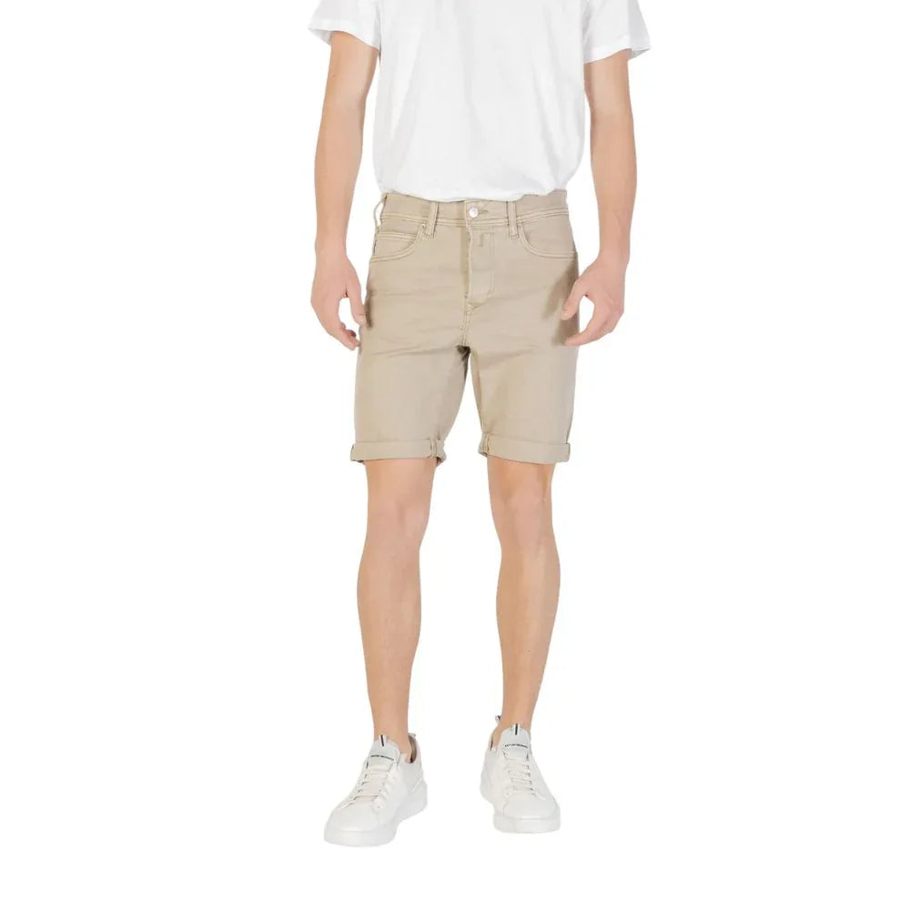 Replay Green Cotton Bermuda Shorts - Zeiniez