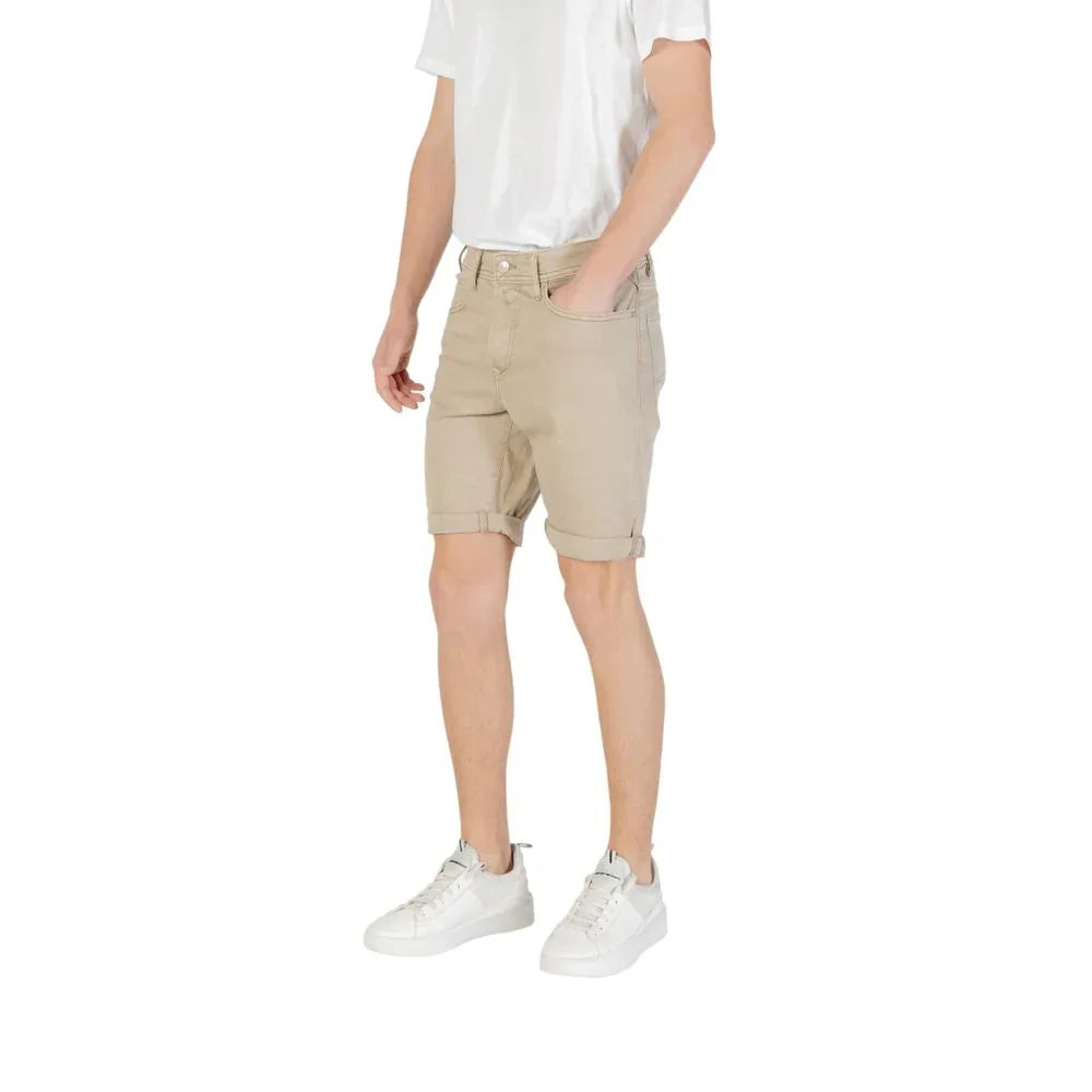 Replay Green Cotton Bermuda Shorts - Zeiniez