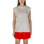 Replay Cream Cotton Tank Tops - Zeiniez