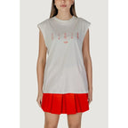 Replay Cream Cotton Tank Tops - Zeiniez